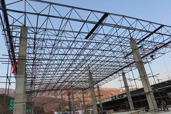 广丰县钢结构网架图片