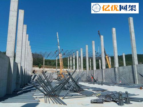 广丰县料棚网架设计