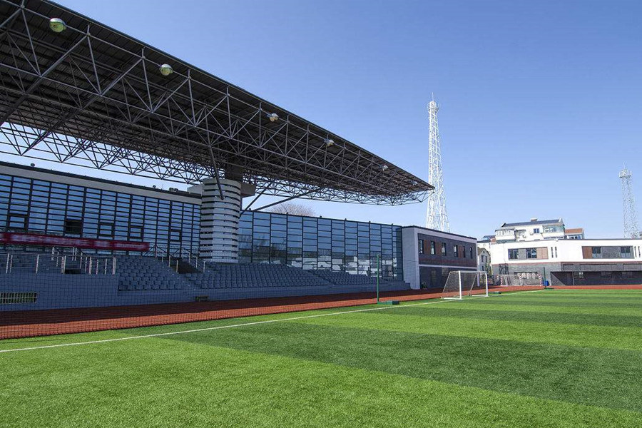 广丰县体育场看台网架工程